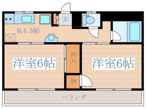 ラ・フォレの物件間取画像